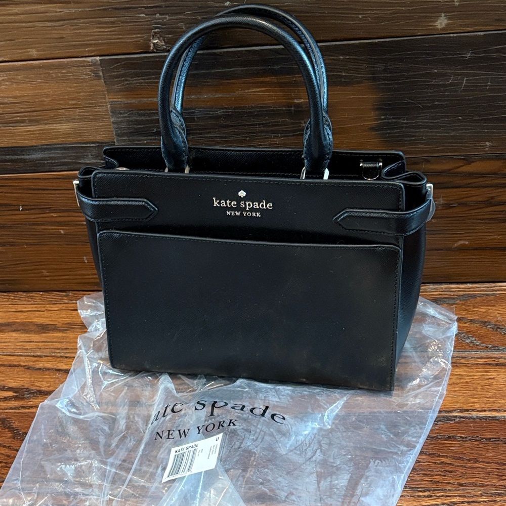 Kate Spade Medium Satchel Bag in Black
